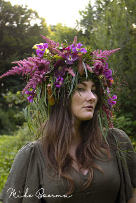 Botanical Headdress by Mike Boerma